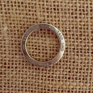 Tiffany & Co Silver circle pendant